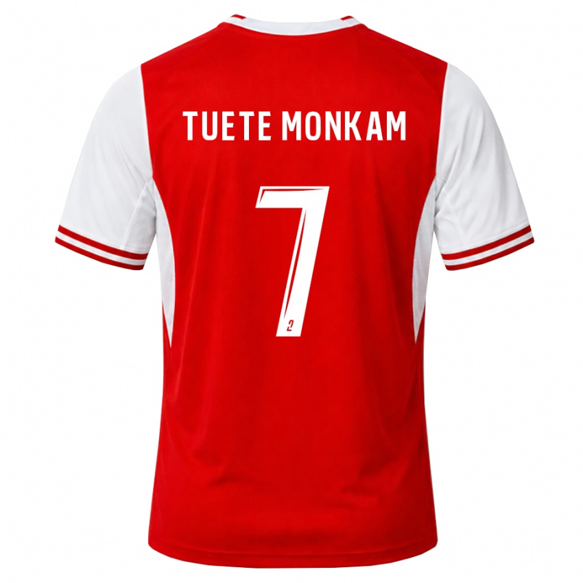 גברים Malcolm Tuete Monkam #7 אדום לבן ג'רזי ביתית 2026/27 חולצה קצרה