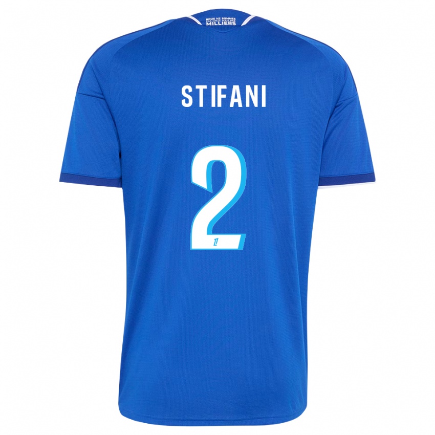 גברים Nolaan Stifani #2 כחול מלכותי לבן ג'רזי ביתית 2026/27 חולצה קצרה