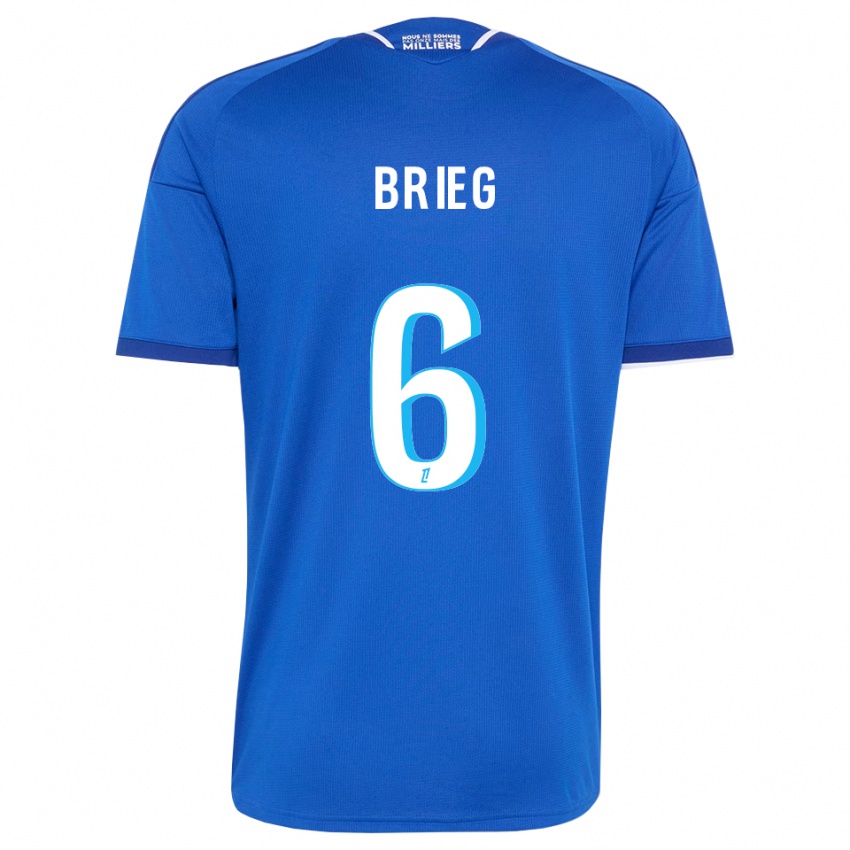 גברים Redouan Brieg #6 כחול מלכותי לבן ג'רזי ביתית 2026/27 חולצה קצרה