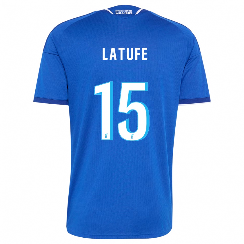 גברים Latufe Assoumani #15 כחול מלכותי לבן ג'רזי ביתית 2026/27 חולצה קצרה