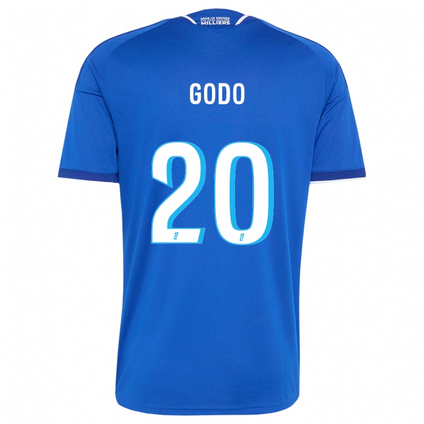 גברים Martial Godo #20 כחול מלכותי לבן ג'רזי ביתית 2026/27 חולצה קצרה