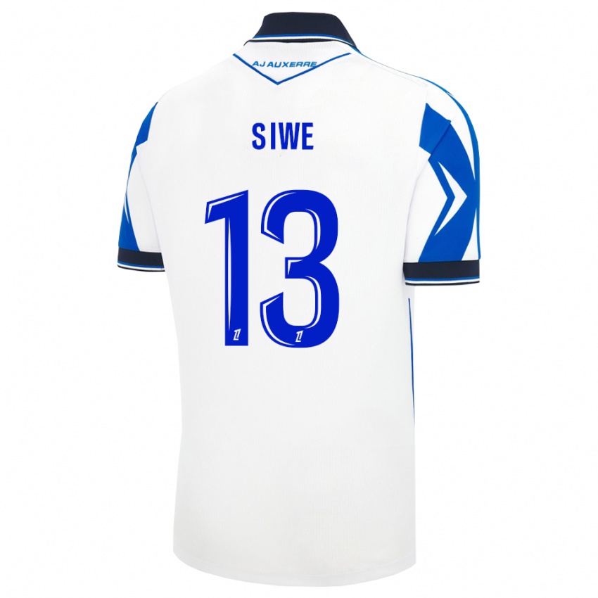 גברים Telli Siwe #13 שחור לבן כחול ג'רזי ביתית 2026/27 חולצה קצרה