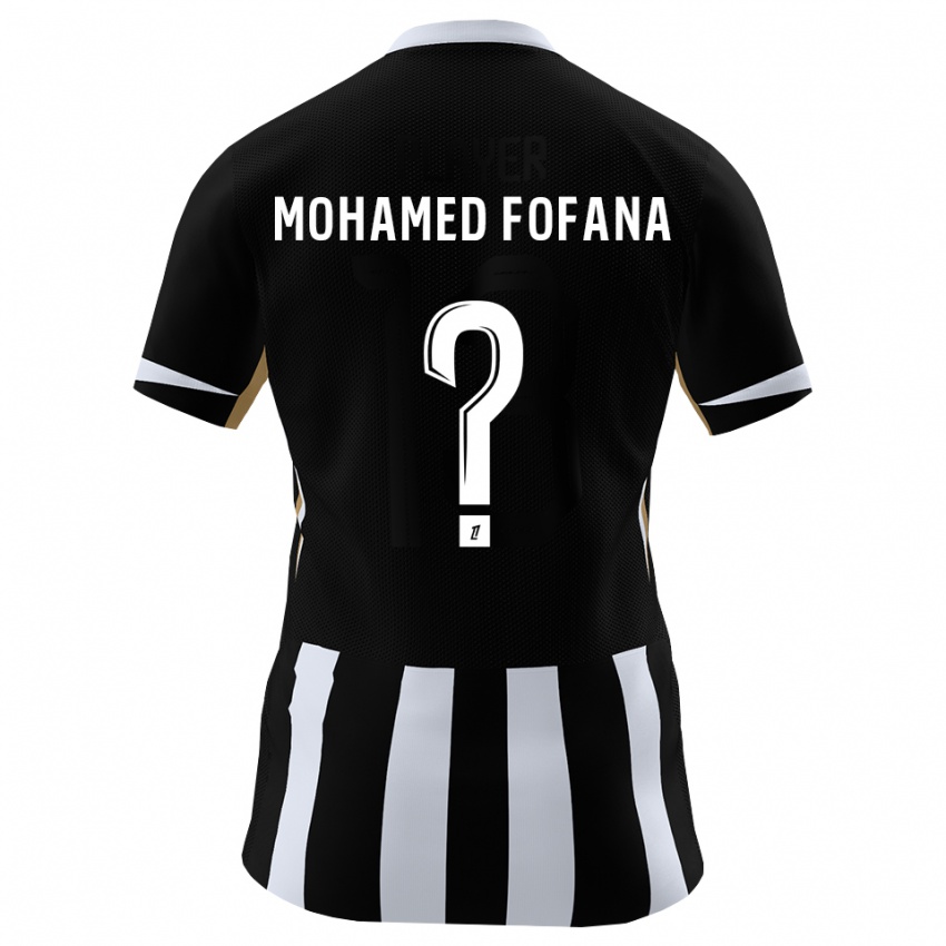 גברים Yanis Mohamed Fofana #0 שחור כחול ג'רזי ביתית 2026/27 חולצה קצרה