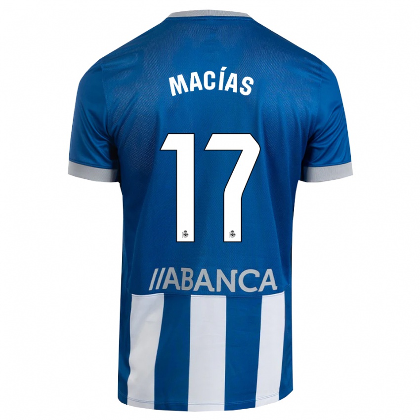 גברים Luisao Macías #17 כחול אפור לבן ג'רזי ביתית 2026/27 חולצה קצרה