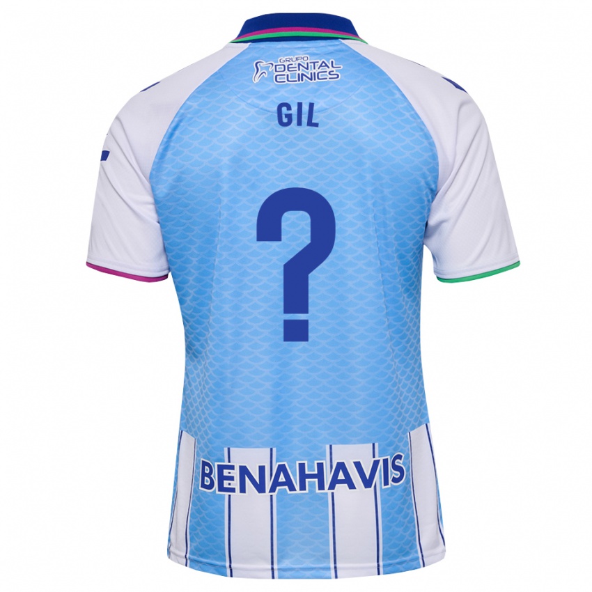 גברים José Gil #0 כחול שמיים עמוק לבן ג'רזי ביתית 2026/27 חולצה קצרה