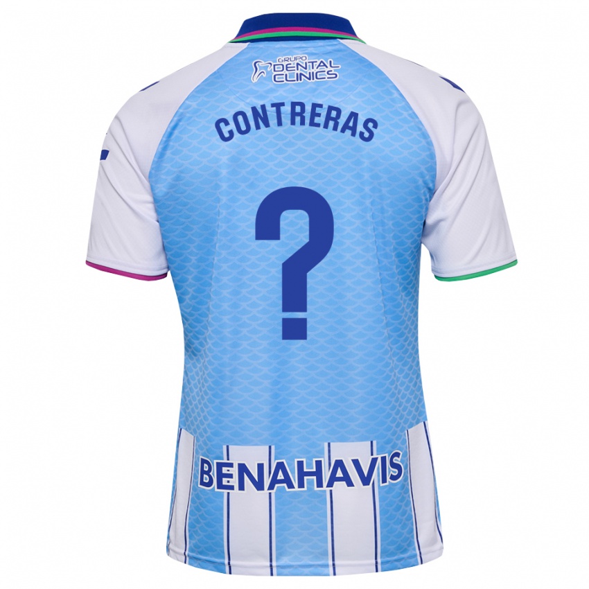 גברים Ale Contreras #0 כחול שמיים עמוק לבן ג'רזי ביתית 2026/27 חולצה קצרה