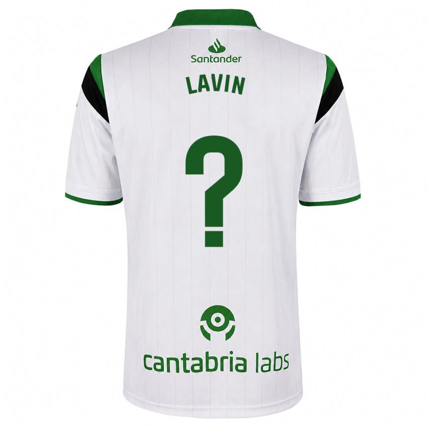 גברים Raul Lavin #0 לבן ירוק שחור ג'רזי ביתית 2026/27 חולצה קצרה