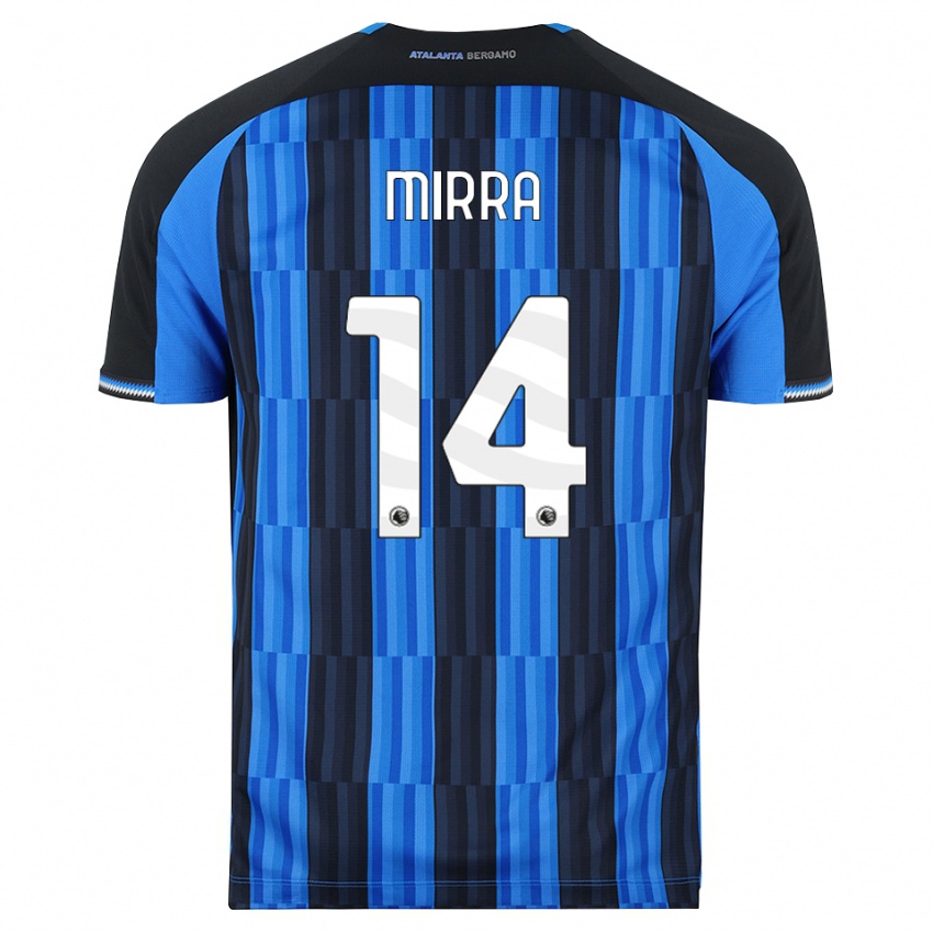 גברים Jacopo Mirra #14 כחול שחור אדום ג'רזי ביתית 2026/27 חולצה קצרה