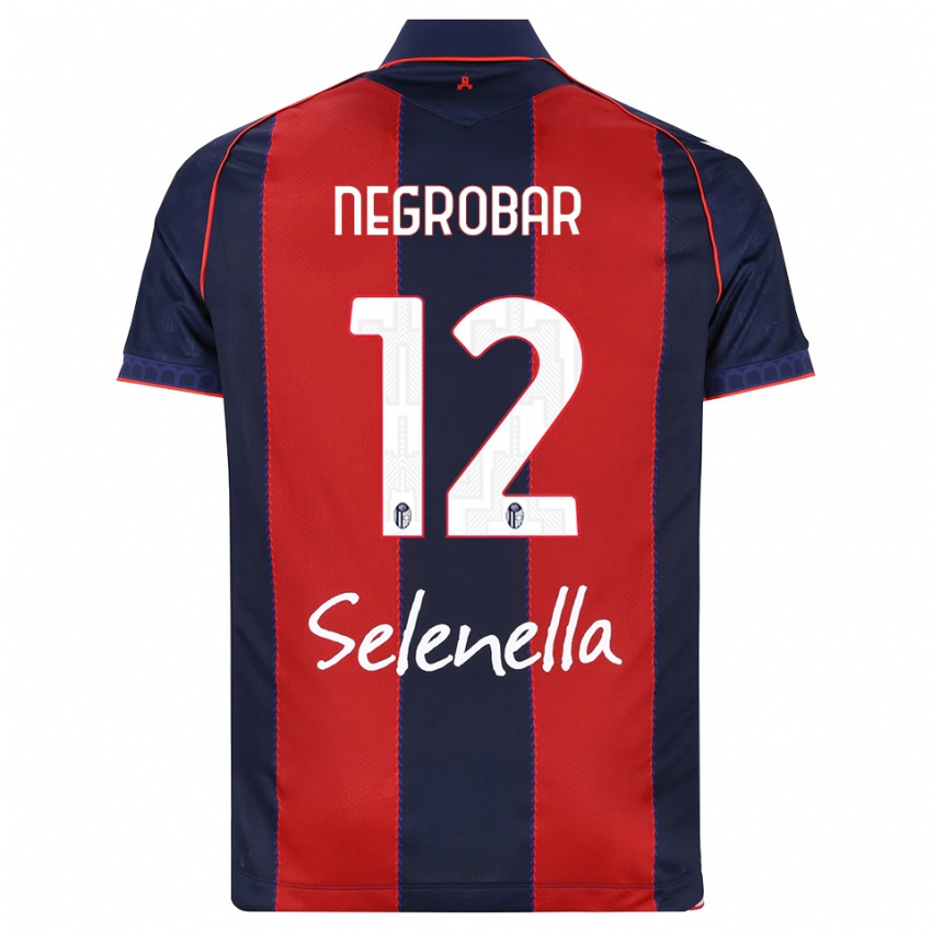 גברים Lucas Negrobar #12 כחול מלכותי אדום לבן ג'רזי ביתית 2026/27 חולצה קצרה