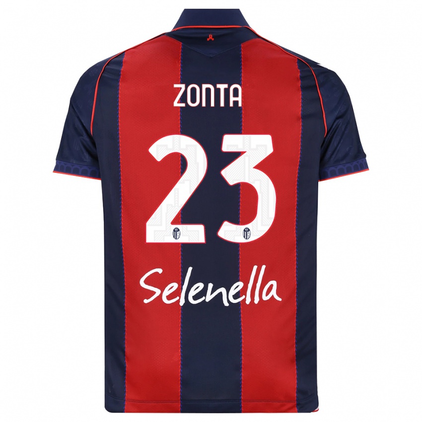 גברים Alessandro Zonta #23 כחול מלכותי אדום לבן ג'רזי ביתית 2026/27 חולצה קצרה