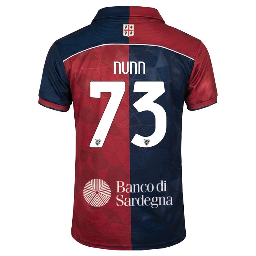גברים Jack Nunn #73 בורדו כחול מלכותי ג'רזי ביתית 2026/27 חולצה קצרה