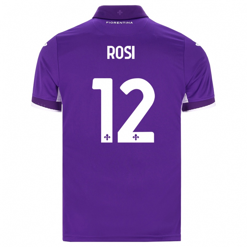גברים Ettore Rosi #12 סגול לבן ורוד ג'רזי ביתית 2026/27 חולצה קצרה