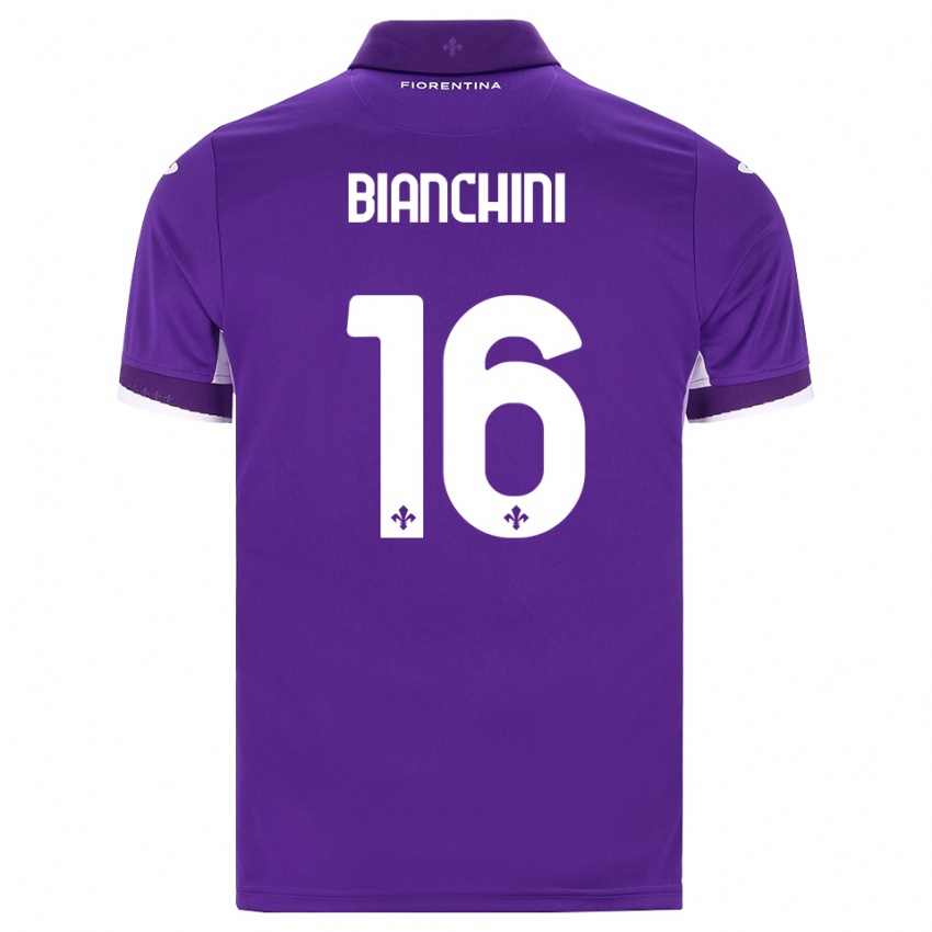 גברים Arno Bianchini #16 סגול לבן ורוד ג'רזי ביתית 2026/27 חולצה קצרה