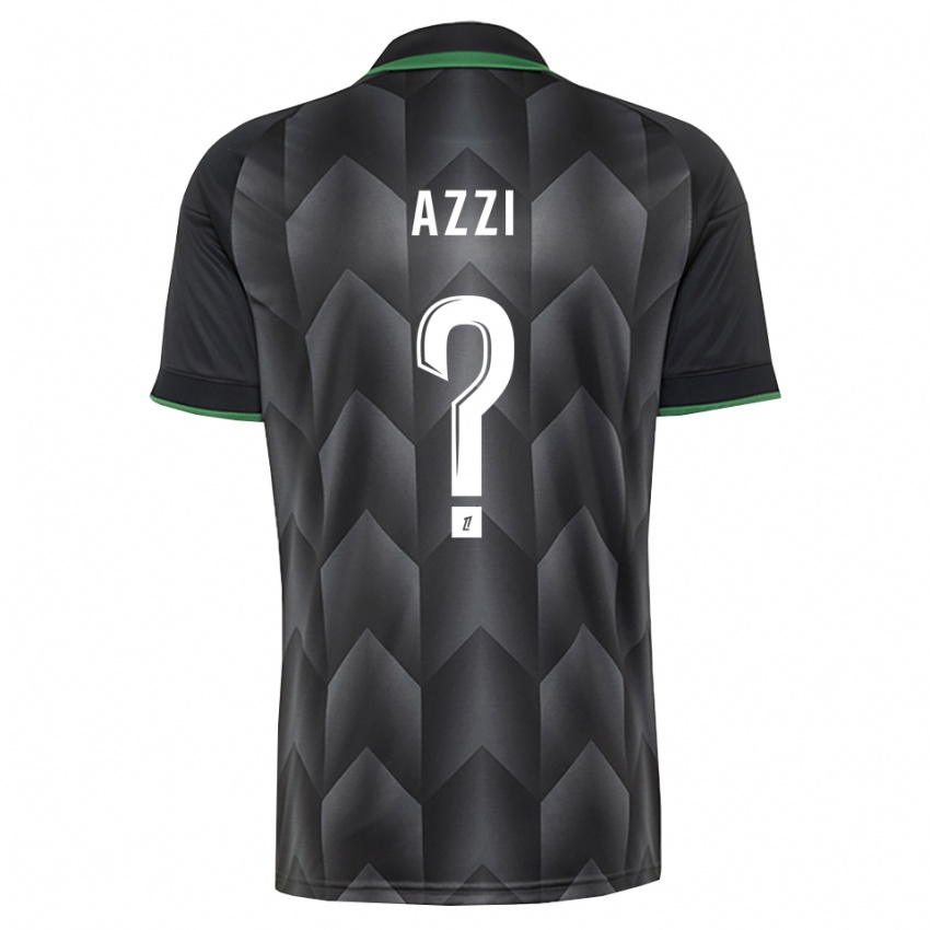 גברים Rayan Azzi #0 לבן שחור ירוק הרחק ג'רזי 2026/27 חולצה קצרה