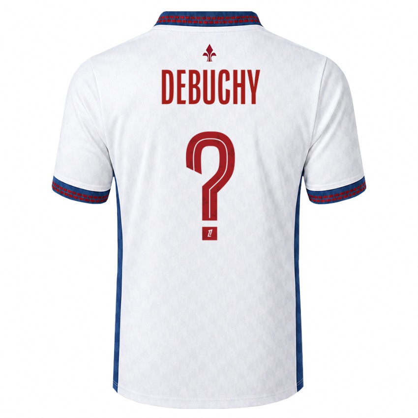גברים Lukas Debuchy #0 אדום לבן כחול הרחק ג'רזי 2026/27 חולצה קצרה