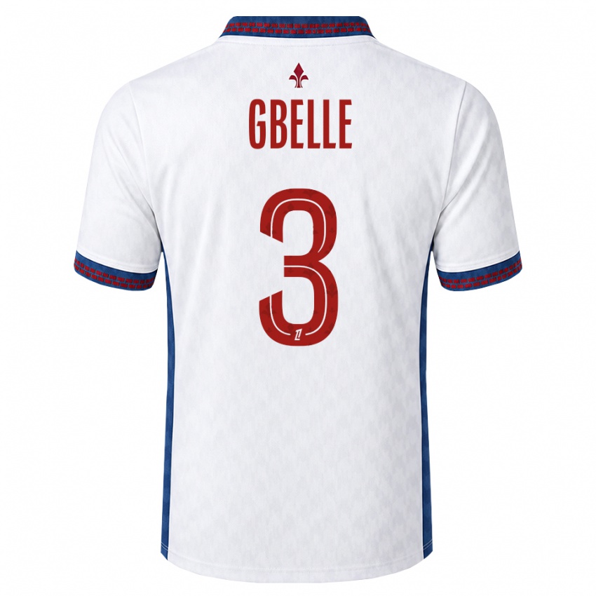 גברים Arthur Gbelle #3 אדום לבן כחול הרחק ג'רזי 2026/27 חולצה קצרה