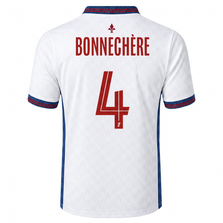 גברים Victor Bonnechère #4 אדום לבן כחול הרחק ג'רזי 2026/27 חולצה קצרה