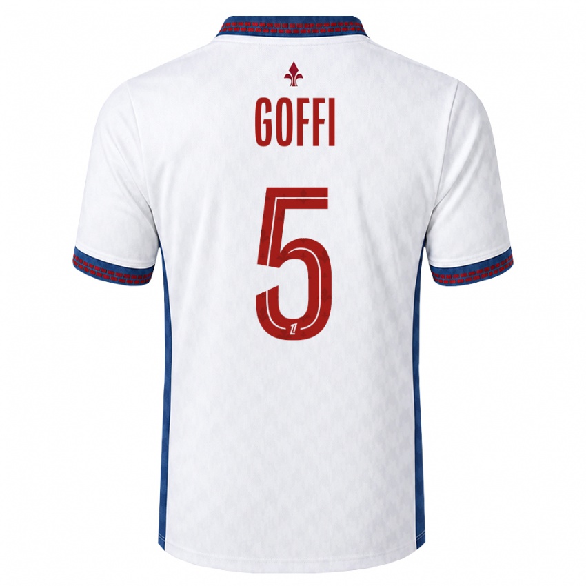 גברים Maxima Goffi #5 אדום לבן כחול הרחק ג'רזי 2026/27 חולצה קצרה