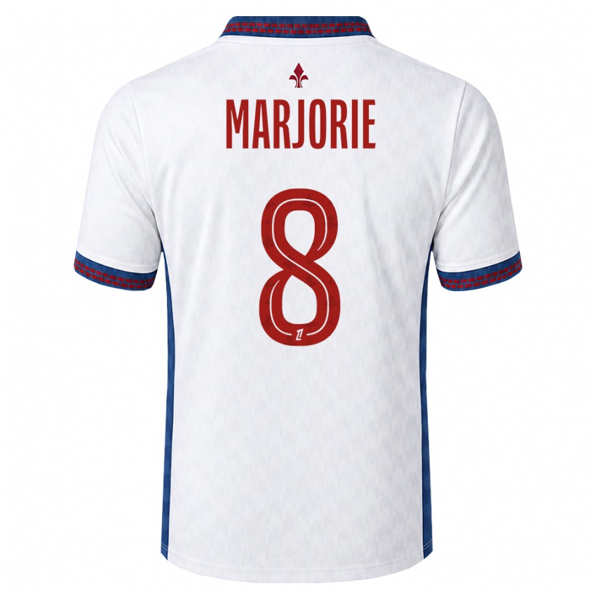 גברים Marjorie #8 אדום לבן כחול הרחק ג'רזי 2026/27 חולצה קצרה