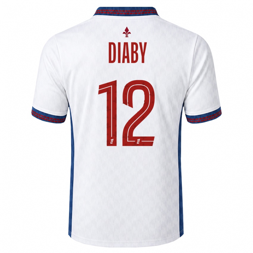 גברים Bafodé Diaby #12 אדום לבן כחול הרחק ג'רזי 2026/27 חולצה קצרה