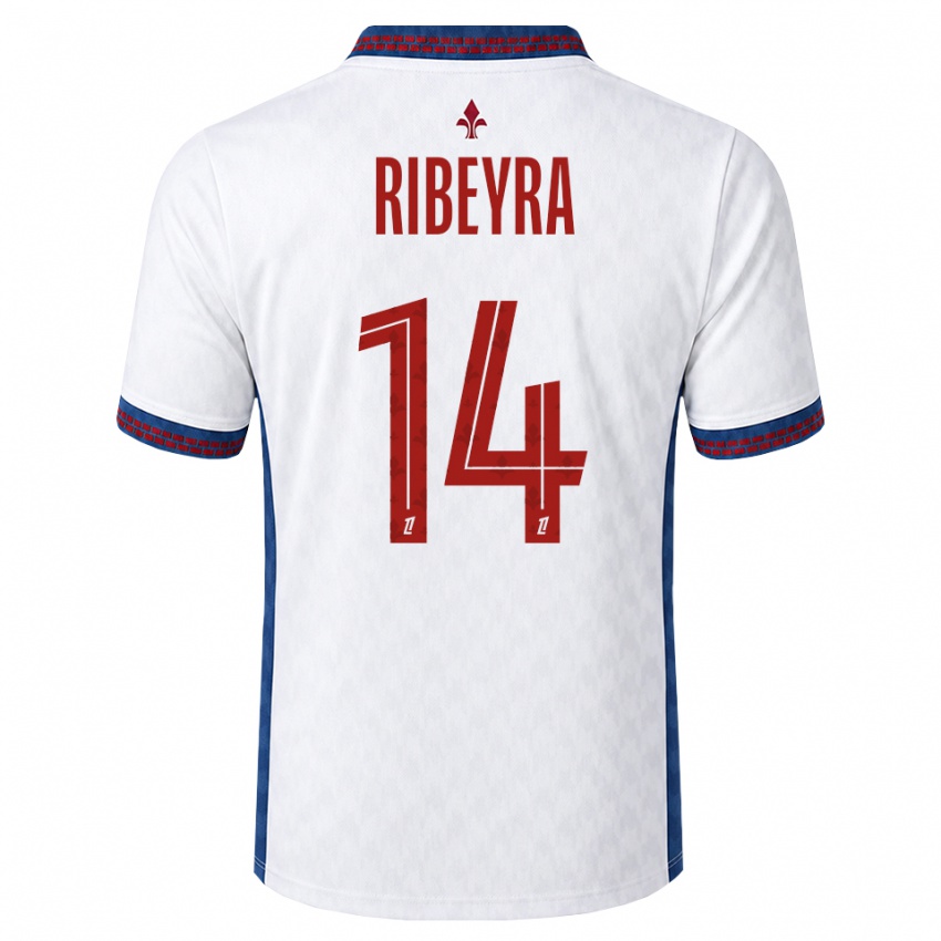 גברים Anaïs Ribeyra #14 אדום לבן כחול הרחק ג'רזי 2026/27 חולצה קצרה