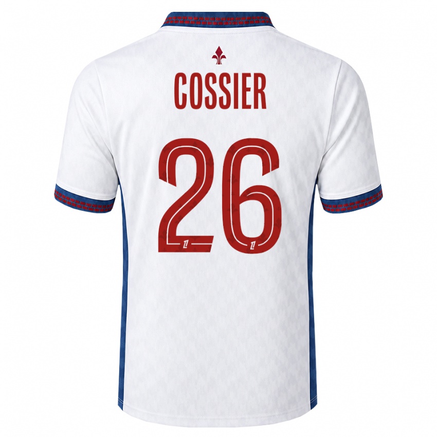 גברים Isaac Cossier #26 אדום לבן כחול הרחק ג'רזי 2026/27 חולצה קצרה
