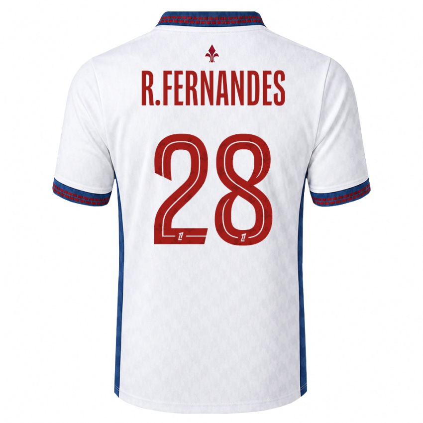 גברים Rafael Fernandes #28 אדום לבן כחול הרחק ג'רזי 2026/27 חולצה קצרה