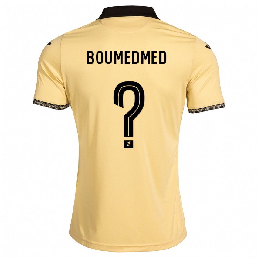 גברים Kamil Boumedmed #0 לבן נאבאחו שחור הרחק ג'רזי 2026/27 חולצה קצרה