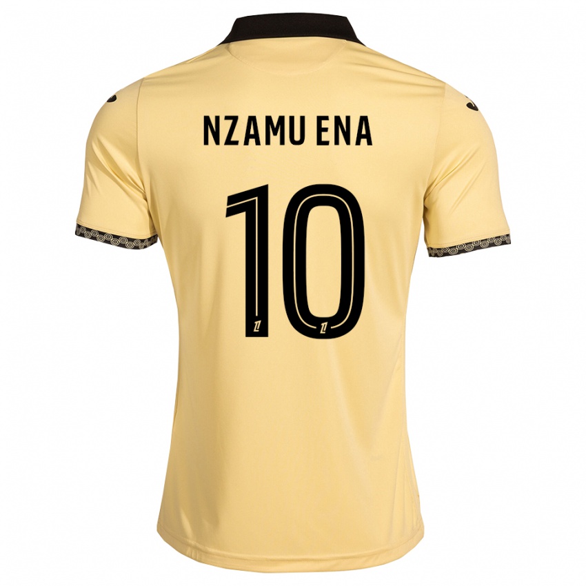 גברים Arcial Nzamu Ena #10 לבן נאבאחו שחור הרחק ג'רזי 2026/27 חולצה קצרה