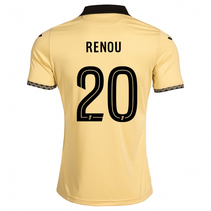 גברים Camille Renou #20 לבן נאבאחו שחור הרחק ג'רזי 2026/27 חולצה קצרה
