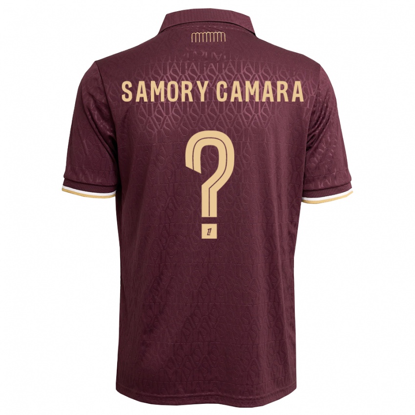גברים Verges Samory Camara #0 חום חולי אדום הרחק ג'רזי 2026/27 חולצה קצרה