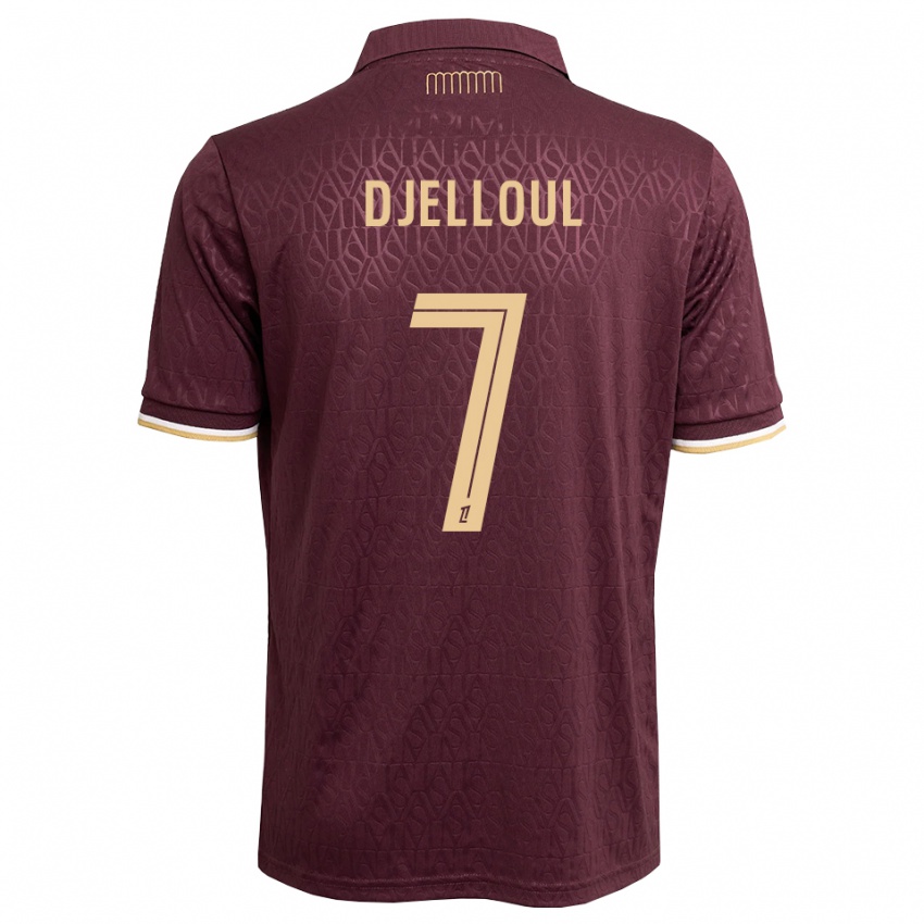 גברים Jassim Djelloul #7 חום חולי אדום הרחק ג'רזי 2026/27 חולצה קצרה