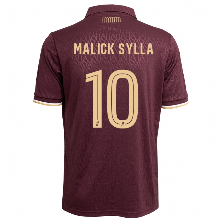 גברים Malick Sylla #10 חום חולי אדום הרחק ג'רזי 2026/27 חולצה קצרה
