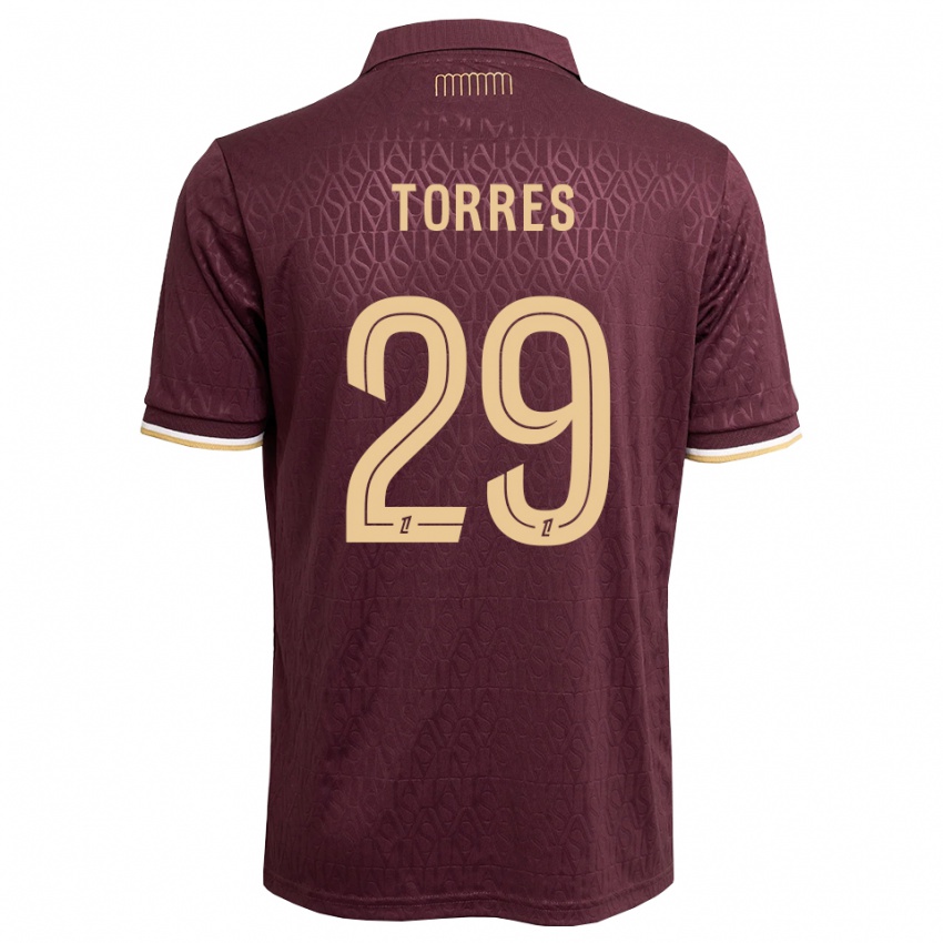 גברים Louis Torres #29 חום חולי אדום הרחק ג'רזי 2026/27 חולצה קצרה