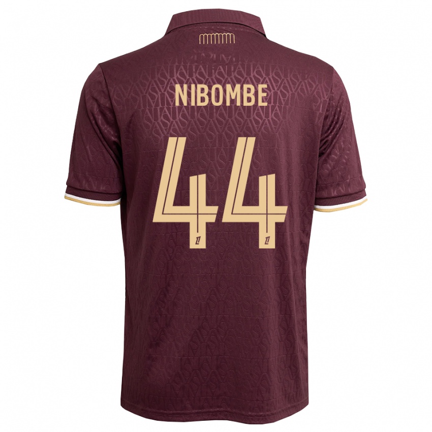 גברים Samuel Nibombe #44 חום חולי אדום הרחק ג'רזי 2026/27 חולצה קצרה