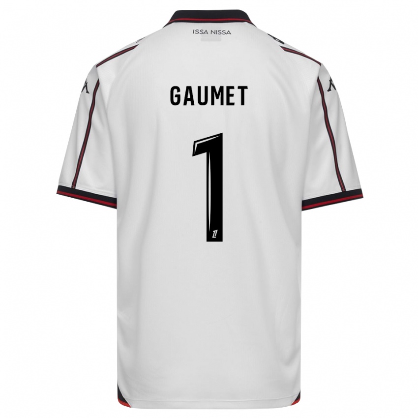 גברים Noa Gaumet #1 שחור לבן הרחק ג'רזי 2026/27 חולצה קצרה
