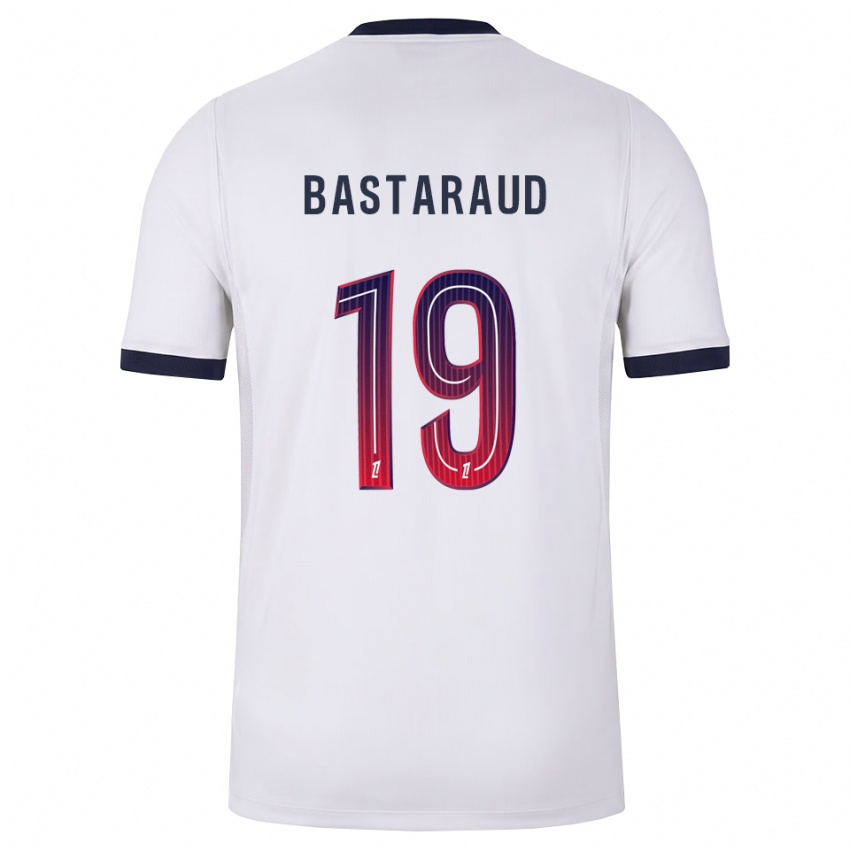 גברים Yanis Bastaraud #19 לבן שחור אדום הרחק ג'רזי 2026/27 חולצה קצרה