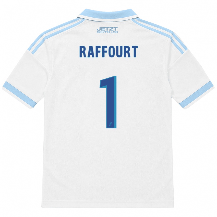 גברים Timéo Raffourt #1 כחול שמיים בהיר לבן אדום הרחק ג'רזי 2026/27 חולצה קצרה