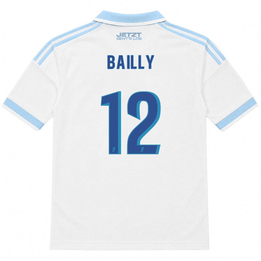 גברים Melvine Bailly #12 כחול שמיים בהיר לבן אדום הרחק ג'רזי 2026/27 חולצה קצרה