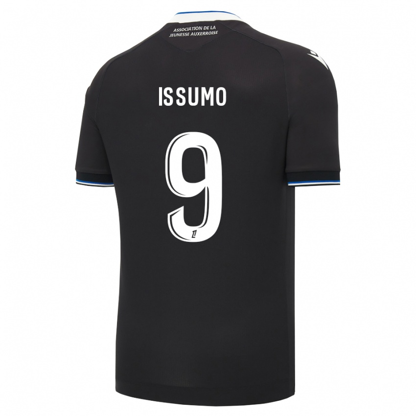 גברים Aaron Issumo #9 שחור כחול לבן הרחק ג'רזי 2026/27 חולצה קצרה