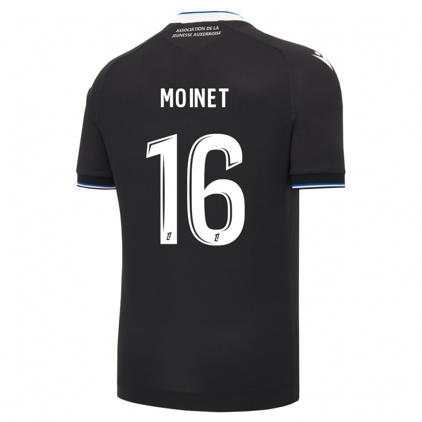 גברים Victor Moinet #16 שחור כחול לבן הרחק ג'רזי 2026/27 חולצה קצרה