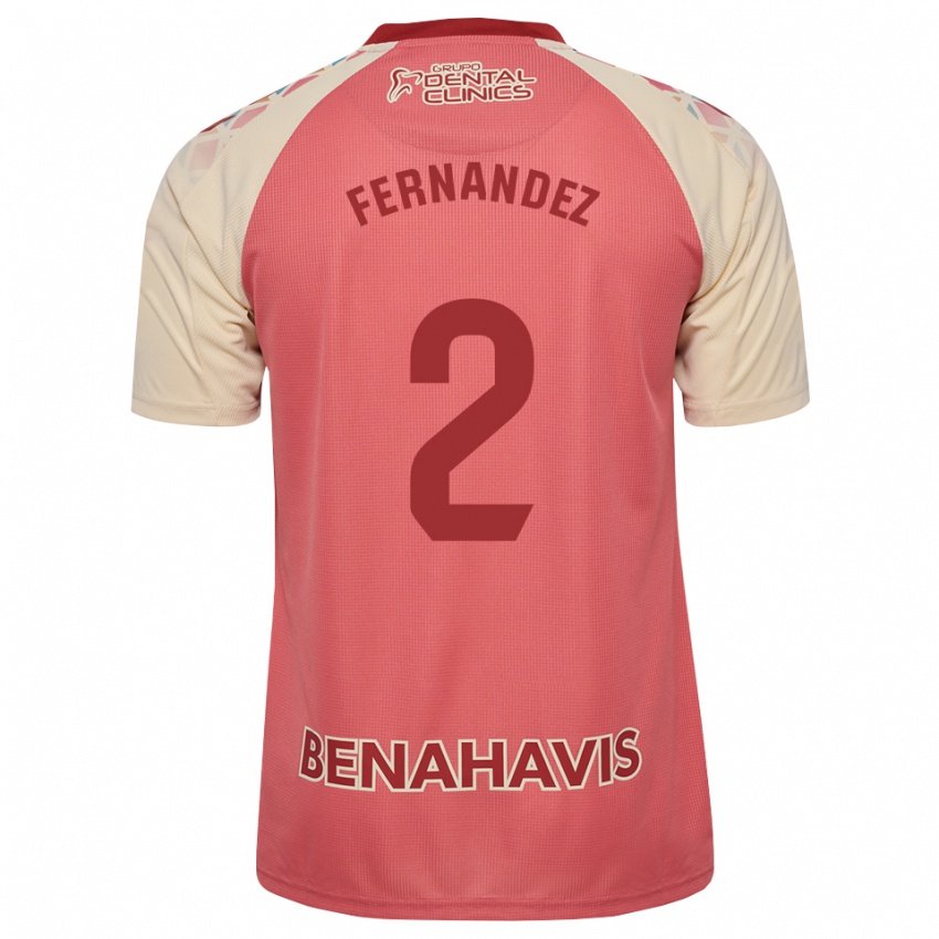 גברים Aron Neqach Fernández #2 ורוד בהיר אדום כחול הרחק ג'רזי 2026/27 חולצה קצרה