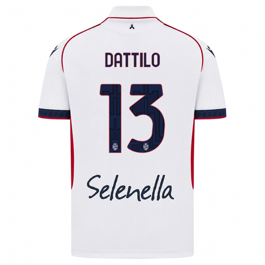 גברים Gabriel Dattilo #13 לבן אדום כחול מלכותי הרחק ג'רזי 2026/27 חולצה קצרה