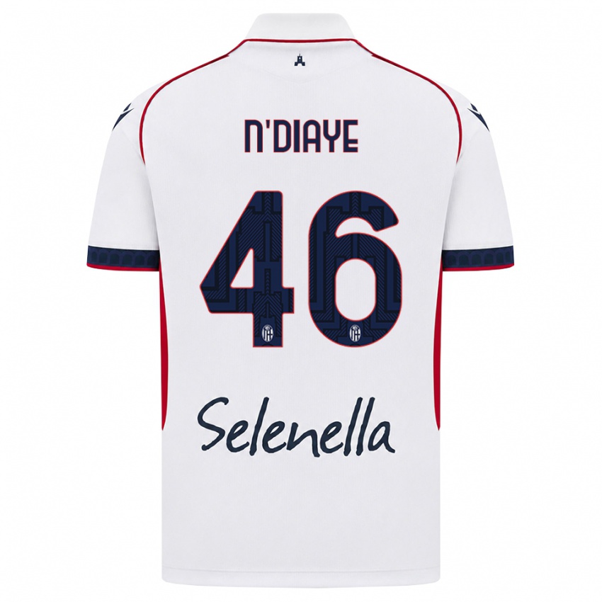 גברים Antoine N\'Diaye #46 לבן אדום כחול מלכותי הרחק ג'רזי 2026/27 חולצה קצרה