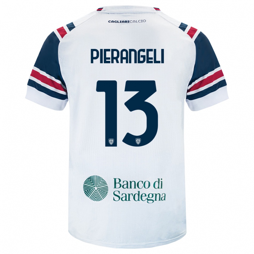 גברים Luis Pierangeli #13 לבן אדום ירוק הרחק ג'רזי 2026/27 חולצה קצרה