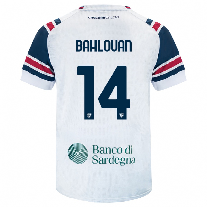 גברים Amine Bahlouan #14 לבן אדום ירוק הרחק ג'רזי 2026/27 חולצה קצרה