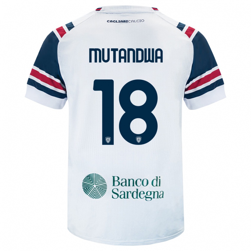 גברים Kingstone Mutandwa #18 לבן אדום ירוק הרחק ג'רזי 2026/27 חולצה קצרה
