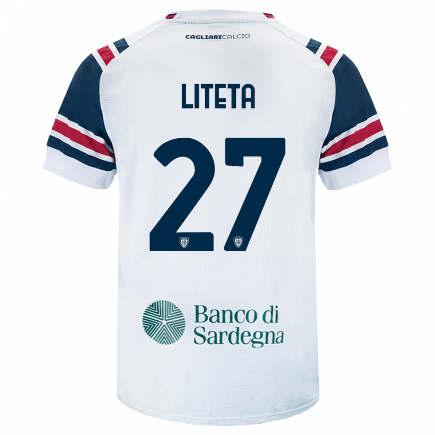 גברים Joseph Liteta #27 לבן אדום ירוק הרחק ג'רזי 2026/27 חולצה קצרה