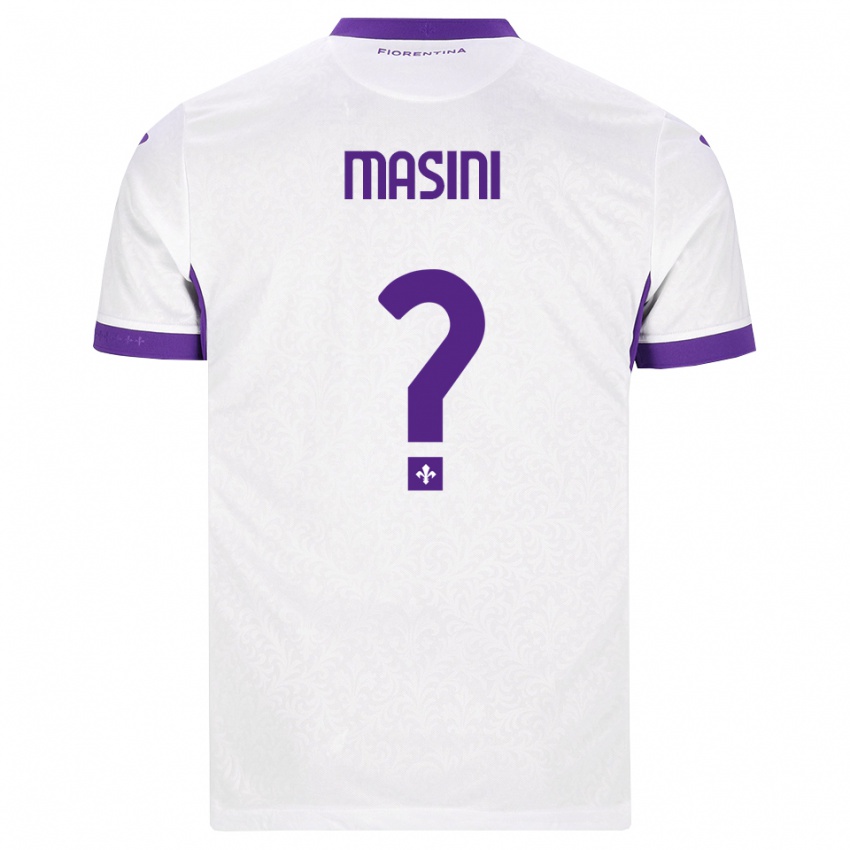 גברים Mattia Masini #0 לבן סגול הרחק ג'רזי 2026/27 חולצה קצרה