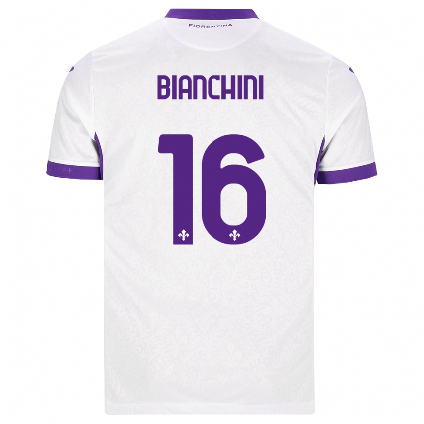גברים Arno Bianchini #16 לבן סגול הרחק ג'רזי 2026/27 חולצה קצרה